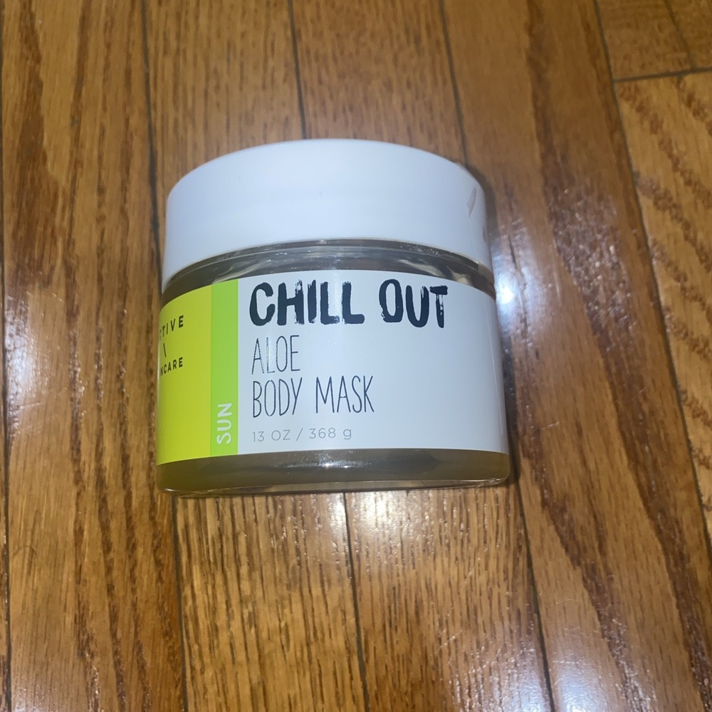 BATH & BODY WORKS ACTIVE SKINCARE SUN CHILL OUT‎ ALOE BODY MASK 13 OZ MONOI OIL
